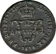 ⅛ Real "Tlaco" - Fernando VII obverse image