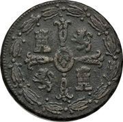 ⅛ Real "Tlaco" - Fernando VII, Mexico, 1814-1816 reverse image
