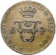 ¼ Real "Señal" - Fernando VII obverse image