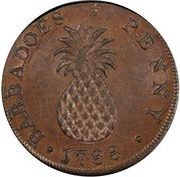 1 Penny reverse image