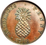1 Penny reverse image