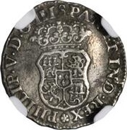 ½ Real - Felipe V Pattern obverse image