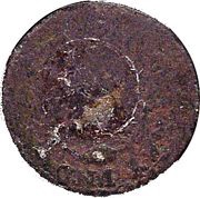 ½ Real National Congress - Insurgent Coinage, Mexico, 1811-1814 reverse image