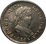 ½ Real - Fernando VII obverse image