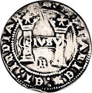 1 Real - Carlos I, Mexico, 1536-1541 reverse image