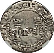 1 Real - Carlos I, Mexico, 1538-1541 reverse image