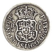1 Real - Felipe V obverse image