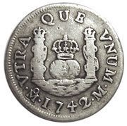 1 Real - Felipe V, Mexico, 1732-1747 reverse image