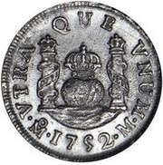 1 Real - Fernando VI, Mexico, 1747-1760 reverse image
