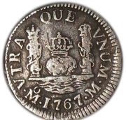 1 Real - Carlos III, Mexico, 1760-1771 reverse image