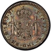 1 Real - Carlos III, Mexico, 1772-1784 reverse image