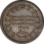 1 Real - Carlos IV Proclamation coinage, Mexico, 1789 reverse image