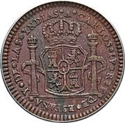 1 Real - Carlos IV Proclamation coinage obverse image