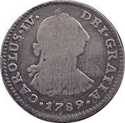 1 Real - Carlos IV Numeral IV, Carlos III portrait obverse image