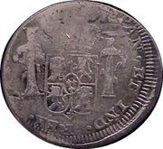 1 Real - Fernando VII Zacatecas - Royalist Coinage, Mexico, 1813-1819 reverse image