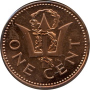 1 Cent - Elizabeth II Independence reverse image