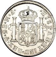 2 Reales - Carlos III, Mexico, 1772-1784 reverse image