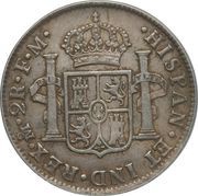 2 Reales - Carlos III, Mexico, 1785-1789 reverse image