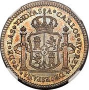 2 Reales - Carlos IV Proclamation coinage obverse image