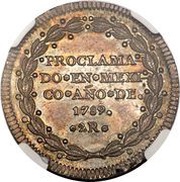 2 Reales - Carlos IV Proclamation coinage, Mexico, 1789 reverse image