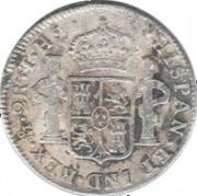 2 Reales - Carlos IV, Mexico, 1792-1808 reverse image