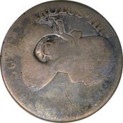 2 Reales Osorno - Insurgent countermarked coinage obverse image