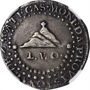 2 Reales - Fernando VII Zacatecas - Royalist coinage, Mexico, 1811 reverse image