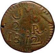 2 Reales Oaxaca - Insurgent Coinage reverse image