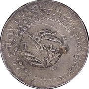 2 Reales JML - Insurgent countermarked coinage obverse image