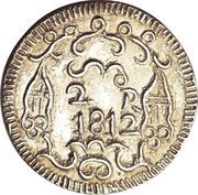 2 Reales Oaxaca - Insurgent Coinage, Mexico, 1812 reverse image