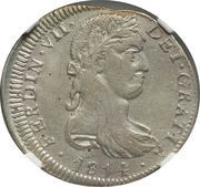 2 Reales - Fernando VII Guadalajara - Royalist Coinage obverse image