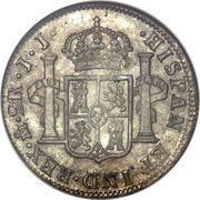 2 Reales - Fernando VII, Mexico, 1812-1822 reverse image