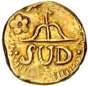 2 Reales Pattern; Oaxaca - Insurgent Coinage; Gold obverse image