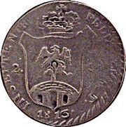 2 Reales National Congress - Insurgent coinage obverse image