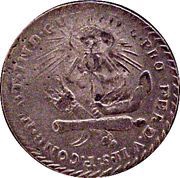 2 Reales National Congress - Insurgent coinage, Mexico, 1813 reverse image