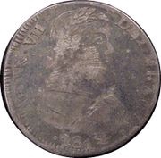 2 Reales - Fernando VII Zacatecas - Royalist Coinage obverse image