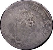 2 Reales - Fernando VII Zacatecas - Royalist Coinage, Mexico, 1813-1818 reverse image