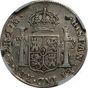 2 Reales - Fernando VII Guanajuato - Royalist Coinage, Mexico, 1821-1822 reverse image