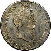 2 Reales - Agustín I obverse image