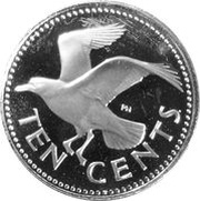 10 Cents - Elizabeth II Independence reverse image
