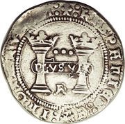 3 Reales - Carlos I, Mexico, 1536-1538 reverse image