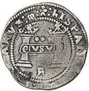 3 Reales - Carlos I, Mexico, 1536-1538 reverse image
