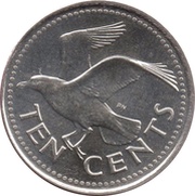 10 Cents Magnetic reverse image