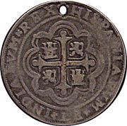 4 Reales - Felipe V, Mexico, 1716-1723 reverse image