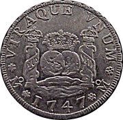4 Reales - Fernando VI, Mexico, 1747-1748 reverse image
