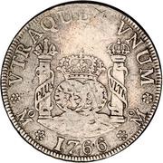 4 Reales - Carlos III, Mexico, 1760-1771 reverse image