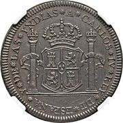 4 Reales - Carlos IV Proclamation coinage obverse image
