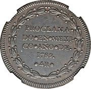 4 Reales - Carlos IV Proclamation coinage reverse image