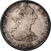 4 Reales - Carlos IV Numeral IIII, Carlos III portrait obverse image