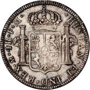 4 Reales - Carlos IV Numeral IIII, Carlos III portrait, Mexico, 1790 reverse image